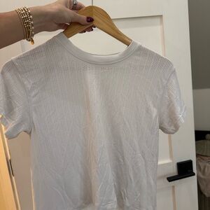 lululemon athletica White Short Sleeve Tee